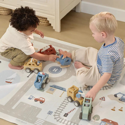 Tapis de jeu avec circuit voiture