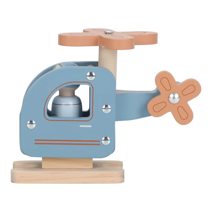 Hélicoptère en bois
