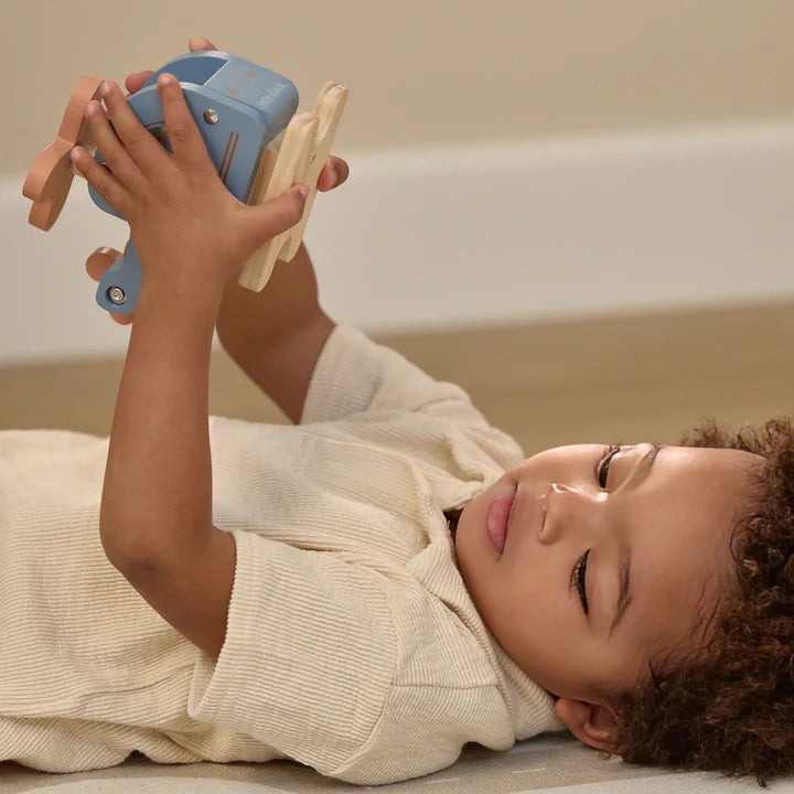 Hélicoptère en bois