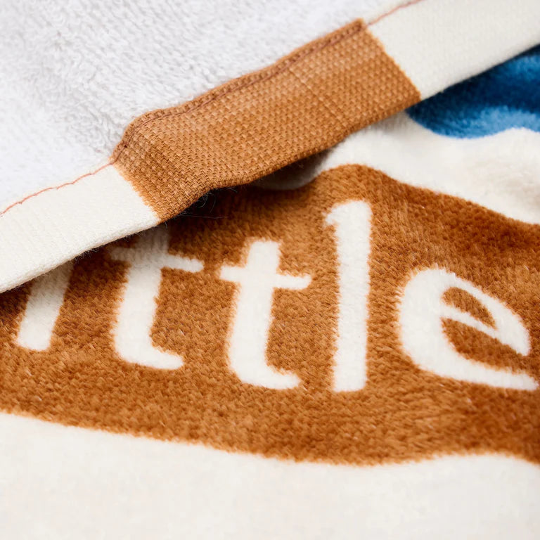 Serviette de plage - Rayures caramel