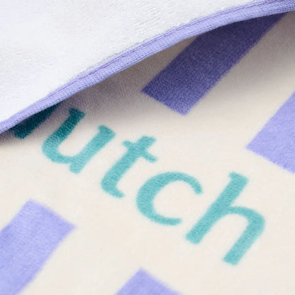 Serviette de plage - Rayures violettes