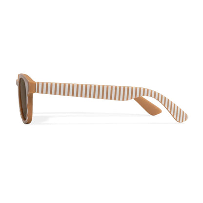 Lunettes de soleil - Rayures Caramel
