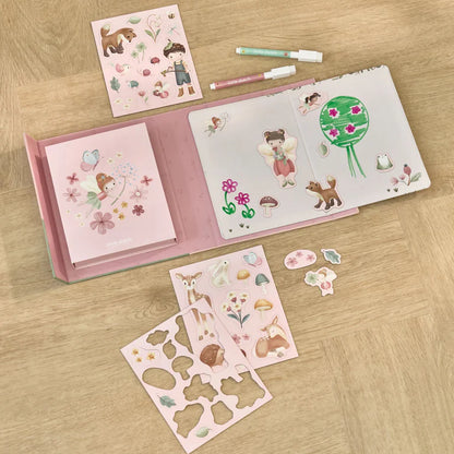 Livre magnétique - Fairy Garden