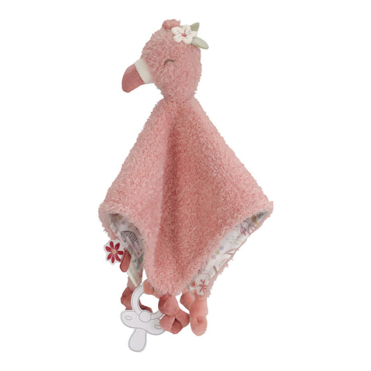 Doudou plat Flamant rose - Safari Friends