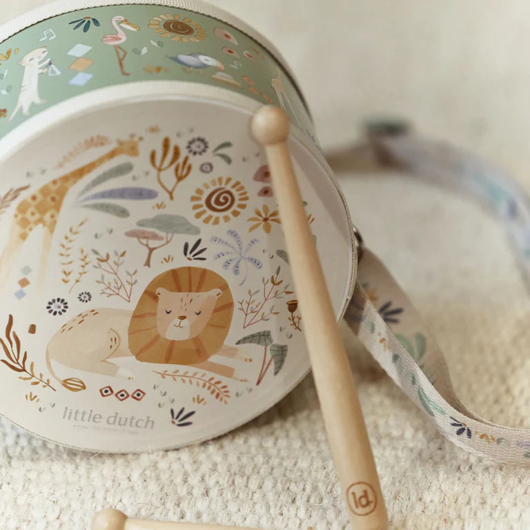 Tambour en bois - Safari Friends