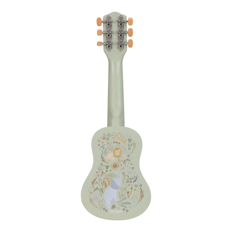 Guitare en bois Verte - Safari Friends
