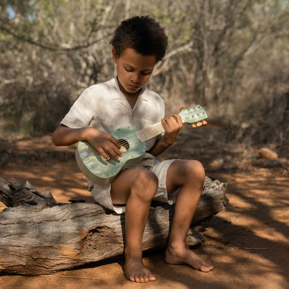 Guitare en bois Verte - Safari Friends