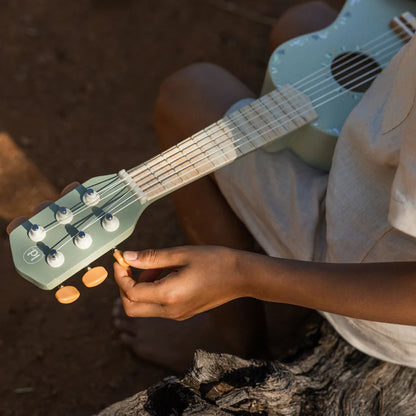 Guitare en bois Verte - Safari Friends