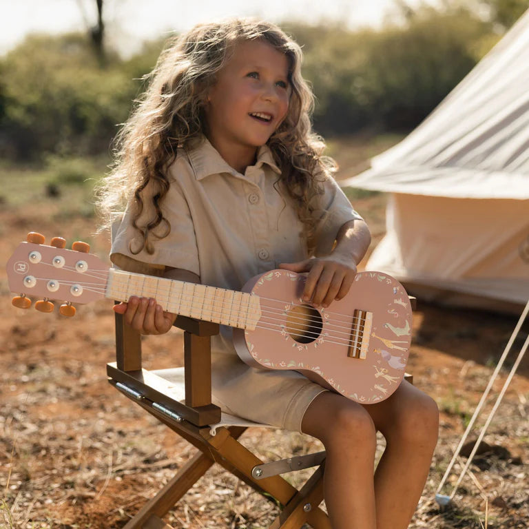 Guitare en bois Rose - Safari Friends