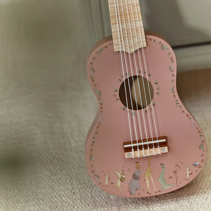 Guitare en bois Rose - Safari Friends