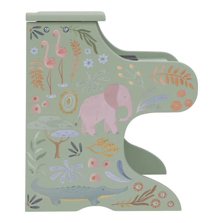 Piano en bois Vert - Safari Friends
