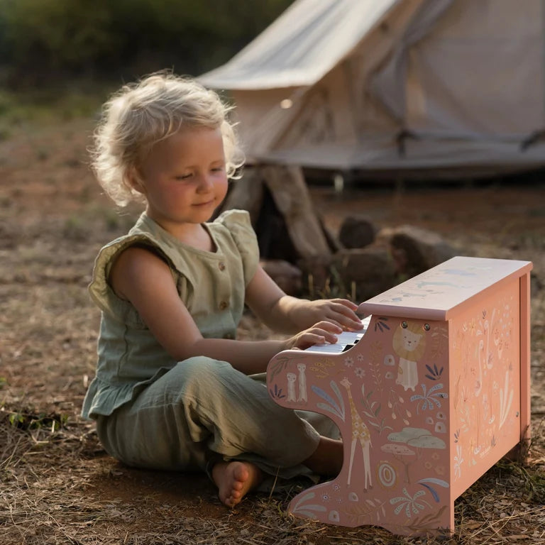 Piano en bois Rose - Safari Friends