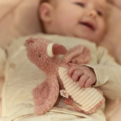 Hochet peluche Flamant Rose - Safari Friends