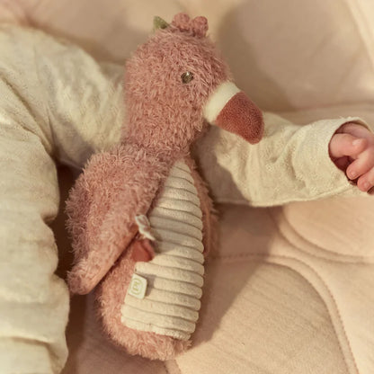 Hochet peluche Flamant Rose - Safari Friends