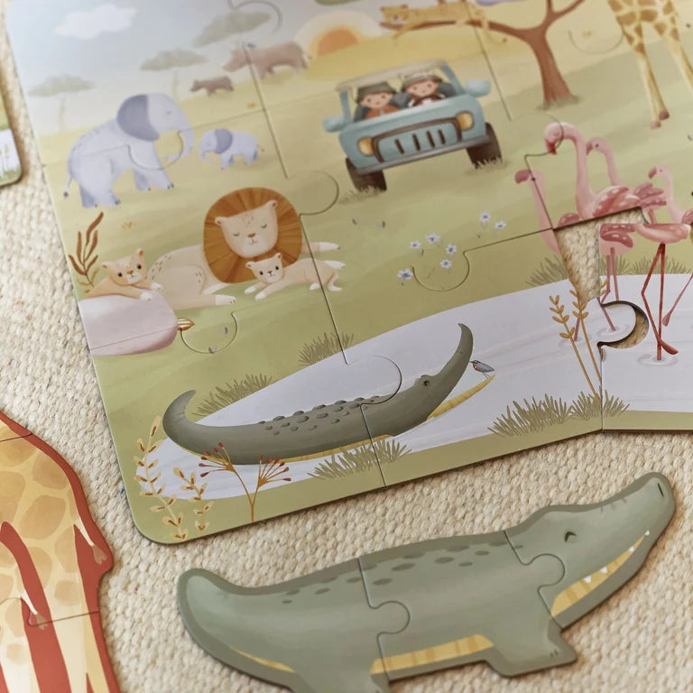 Coffret de 6 puzzles - Safari Friends