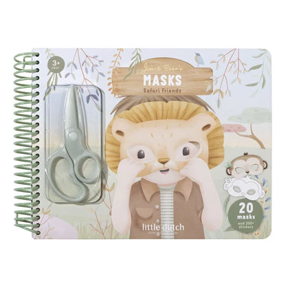 Livre de découpage avec ciseaux - Safari Friends