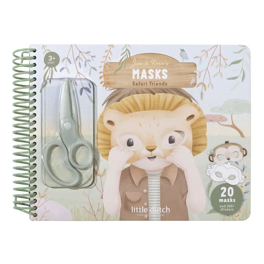 Livre de découpage avec ciseaux - Safari Friends