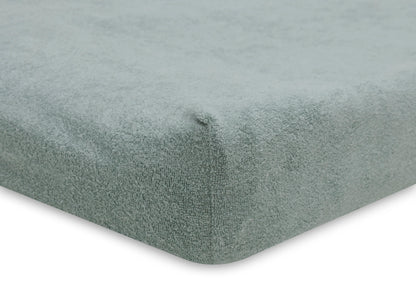 Housse matelas à langer - Tissu éponge Sea Green