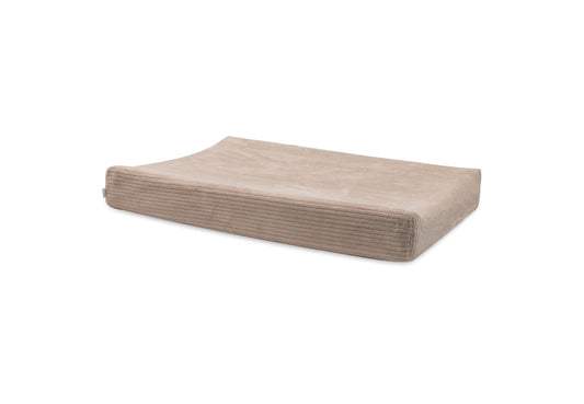Housse matelas à langer - Cloudy Rib Milky Coffee