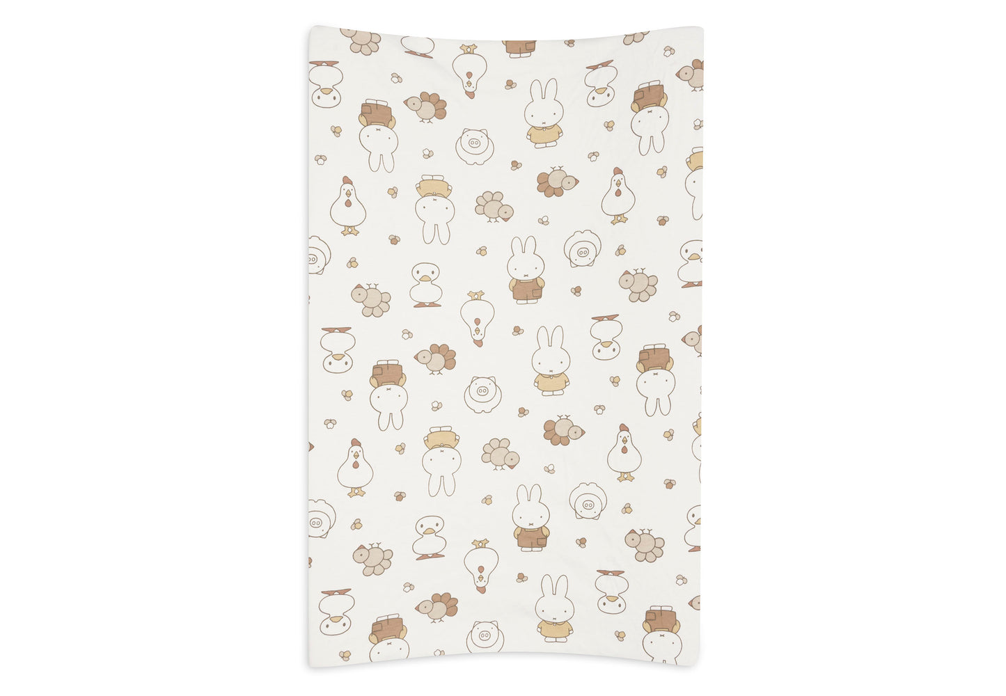 Housse matelas à langer Jersey - Miffy Family Farm