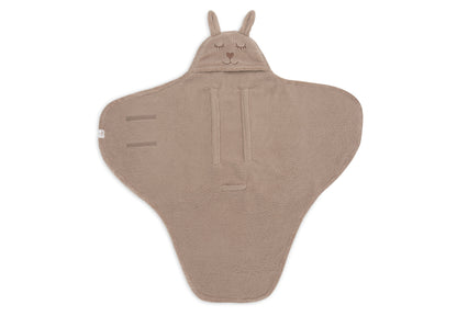 Couverture portefeuille Bunny - Cloudy Rib Milky Coffee