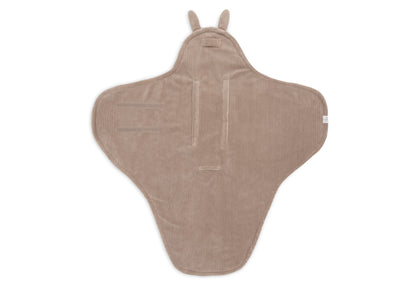 Couverture portefeuille Bunny - Cloudy Rib Milky Coffee