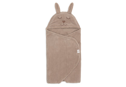 Couverture portefeuille Bunny - Cloudy Rib Milky Coffee