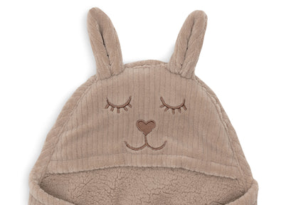 Couverture portefeuille Bunny - Cloudy Rib Milky Coffee