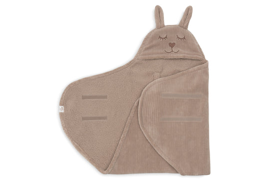 Couverture portefeuille Bunny - Cloudy Rib Milky Coffee