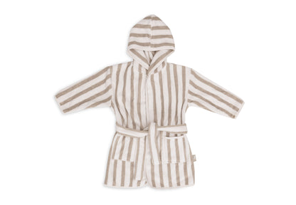 Peignoir - Stripe Olive Green - 3/4 ans