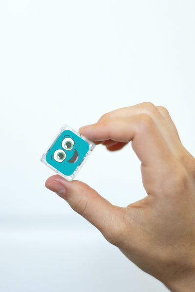 Cube lumineux pour le bain - Bleu