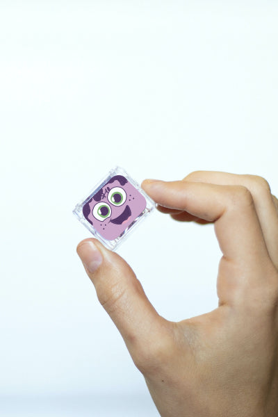 Cube lumineux pour le bain - Violet
