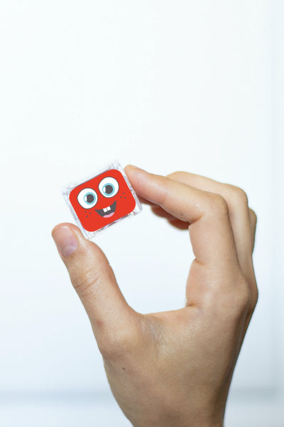 Cube lumineux pour le bain - Rouge