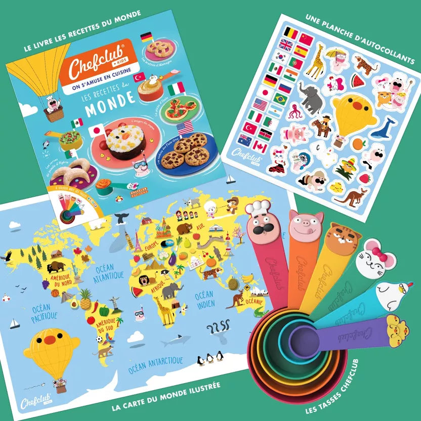 Coffret cuisine enfant – Les Recettes du Monde