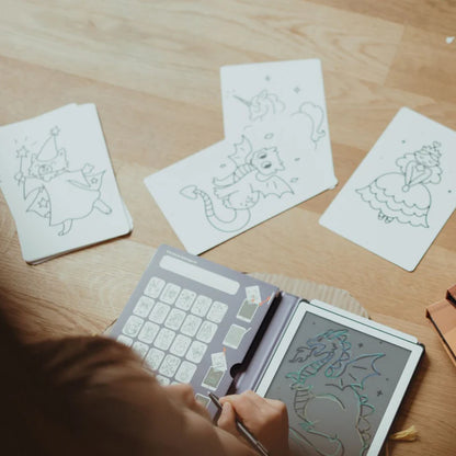 Cartes supplémentaires KIDYDRAW MINI - Thèmes "Il était une fois et Animaux"