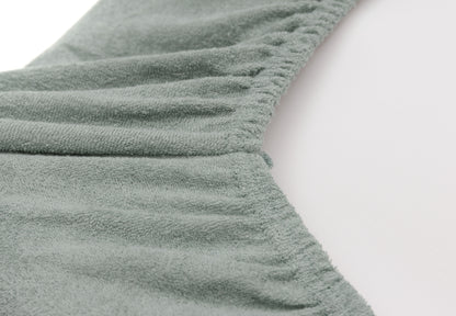 Housse matelas à langer Éponge - Sea Green / Ivory ( Lot de 2 )