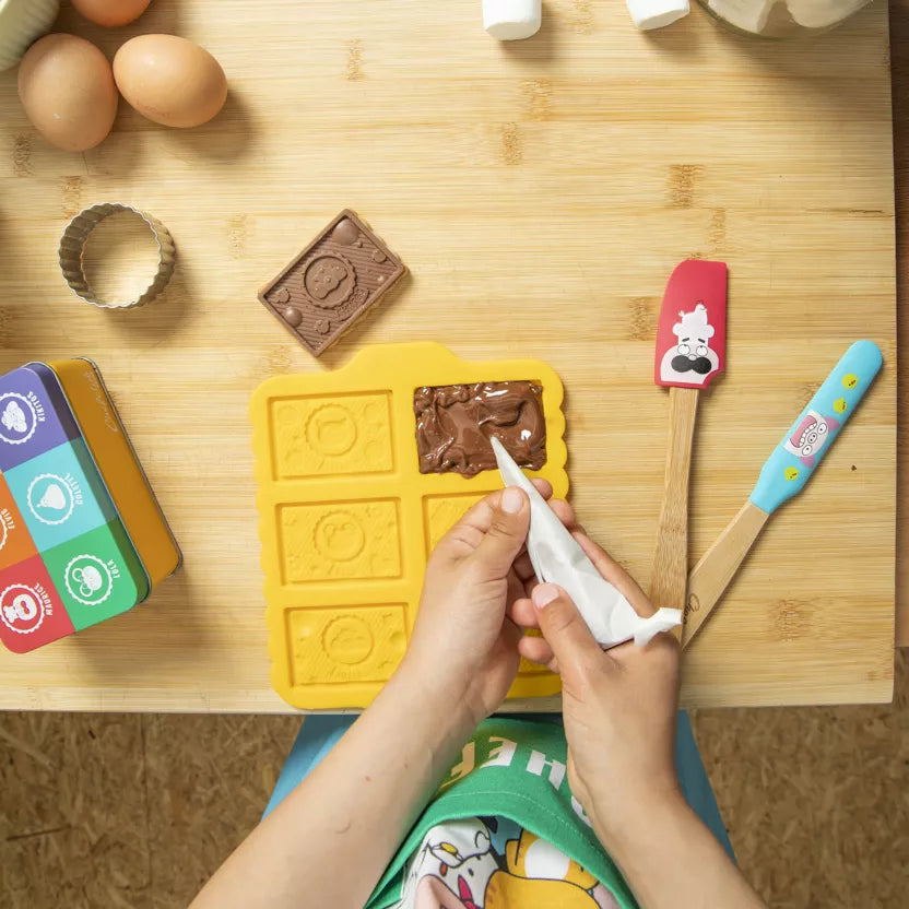 Set Biscuits Petits Écoliers – Emporte-Pièce & Moule Chocolat