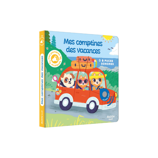 Livre sonore - Mes comptines des vacances