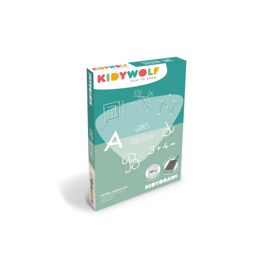 Cartes supplémentaires KIDYDRAW MINI - Thèmes Jeux et Éducation