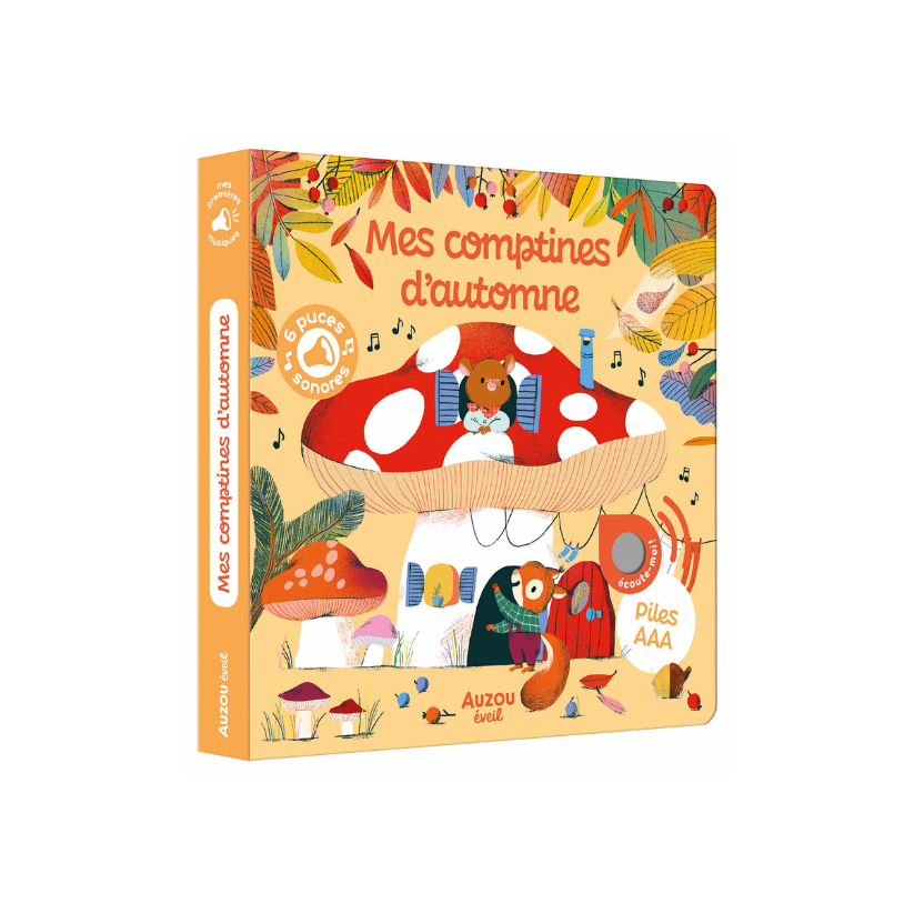 Livre sonore - Mes comptines d'Automne
