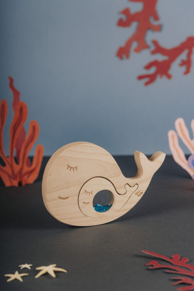 Puzzle sensoriel - Whale and baby