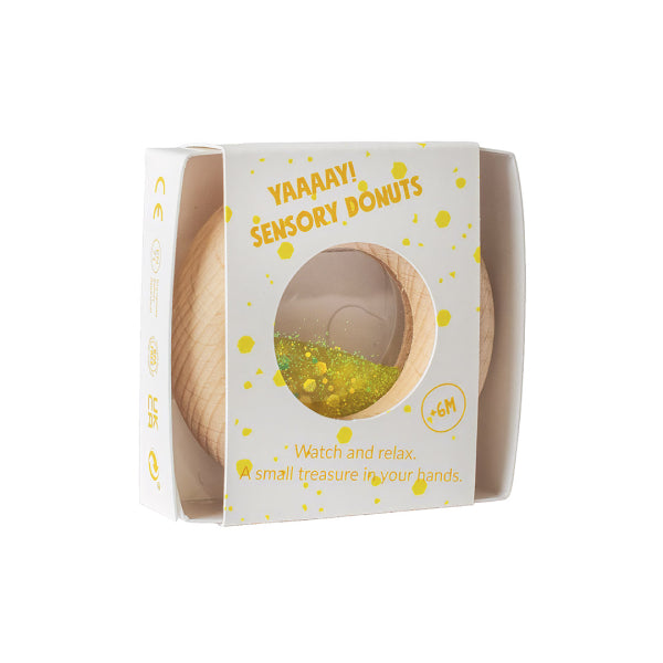donut sensoriel jaune