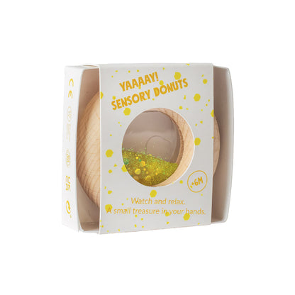 donut sensoriel jaune