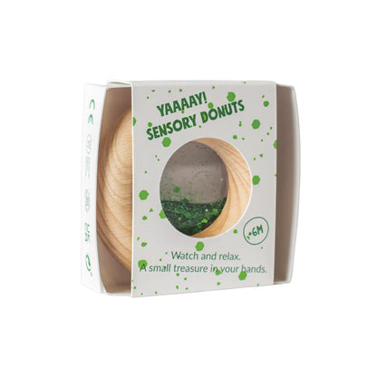 donut sensoriel vert

