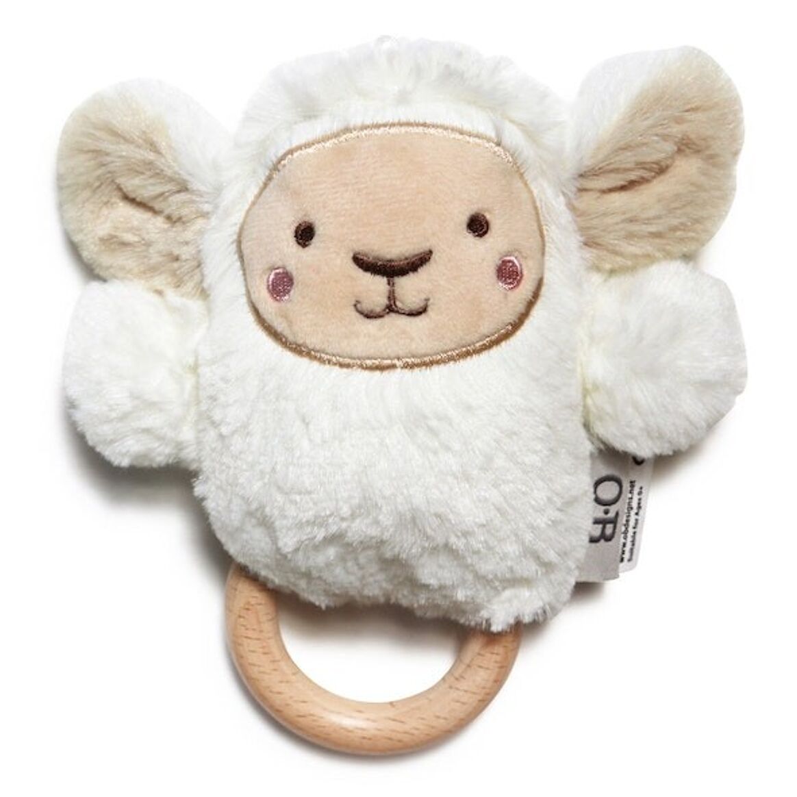 Hochet peluche mouton - Blanc