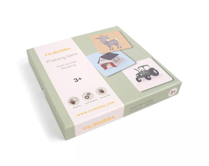 Jeu Memory - 24 pièces - Animaux de la ferme