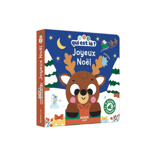 Livre sonore - 1, 2, 3, qui est là ? - Joyeux Noël !