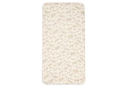 Drap-housse - Animals Nougat - 60x120