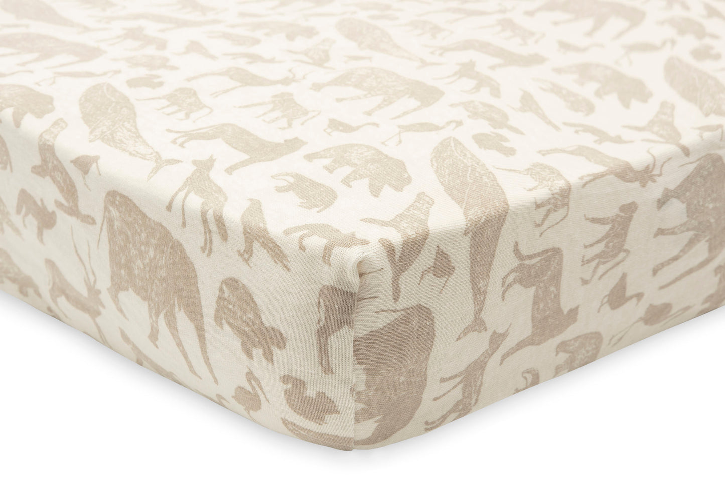 Drap-housse - Animals Nougat - 60x120