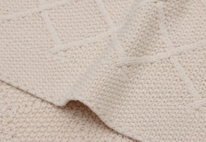 Couverture - Check Knit Oatmeal